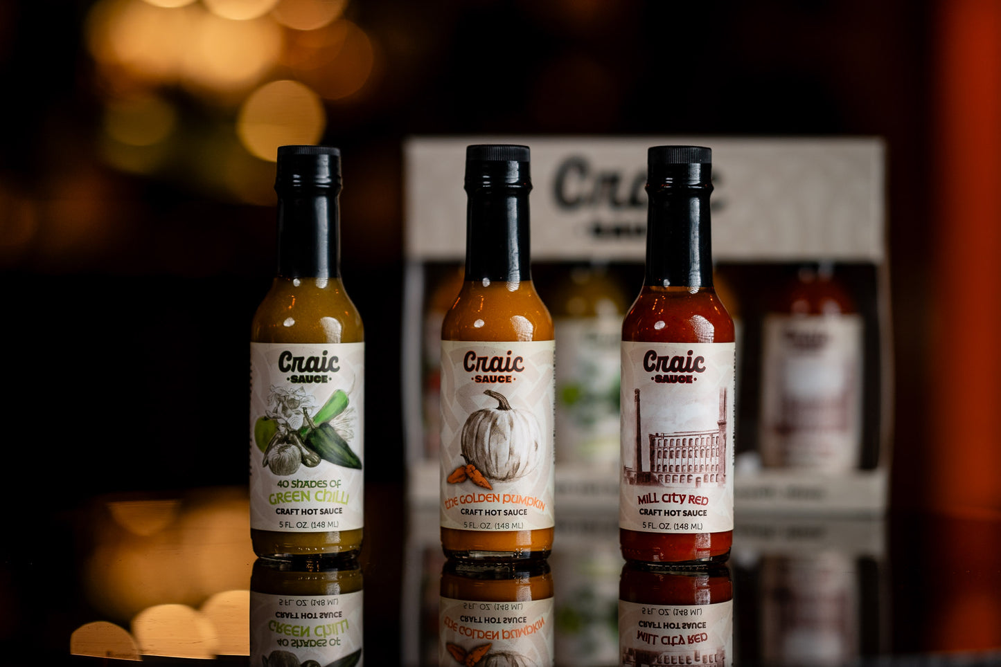 Craic Sauce - 40 Shades of Green Chilli Hot Sauce