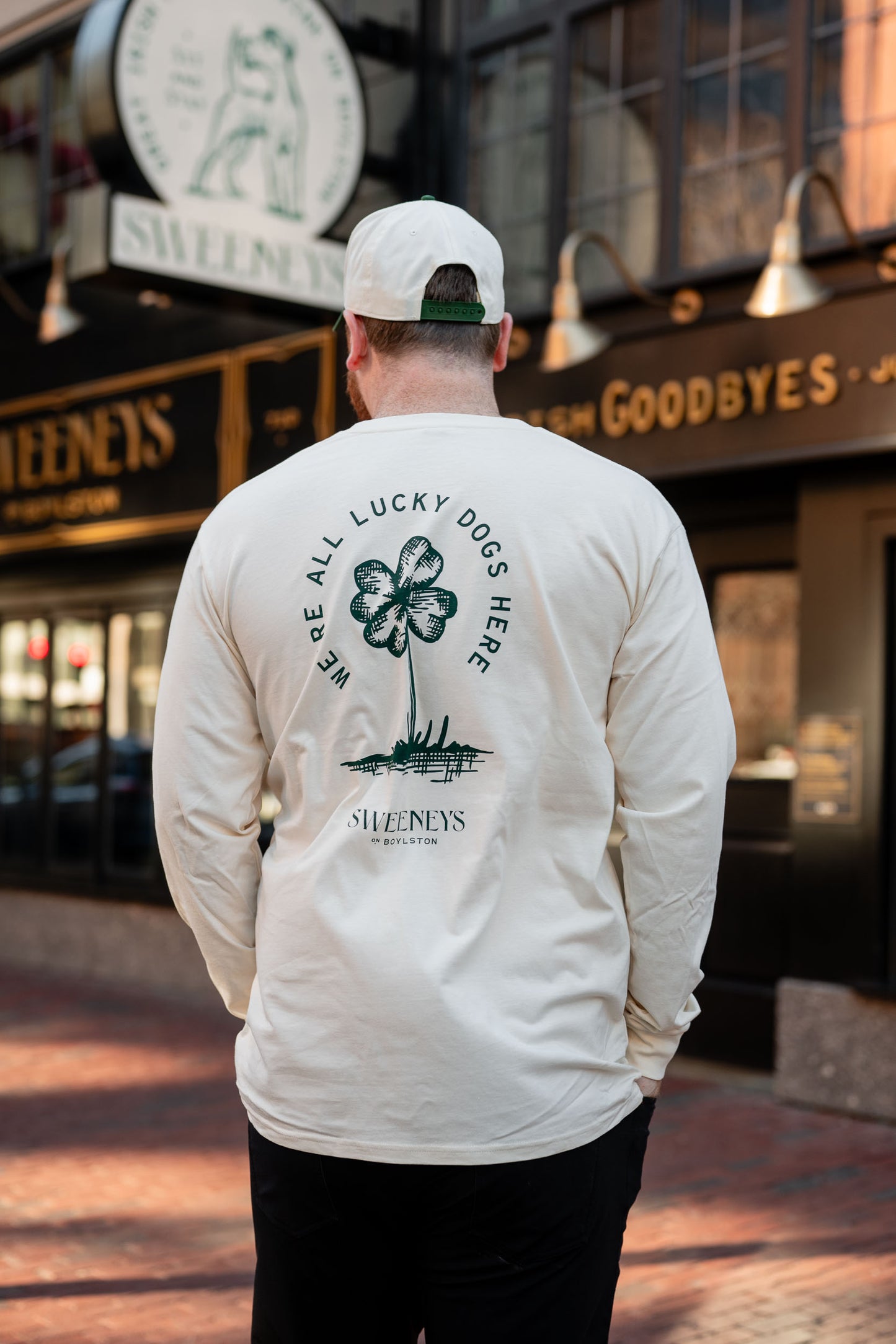 Sweeney's on Boylston Lucky Dog Long Sleeve T-Shirt