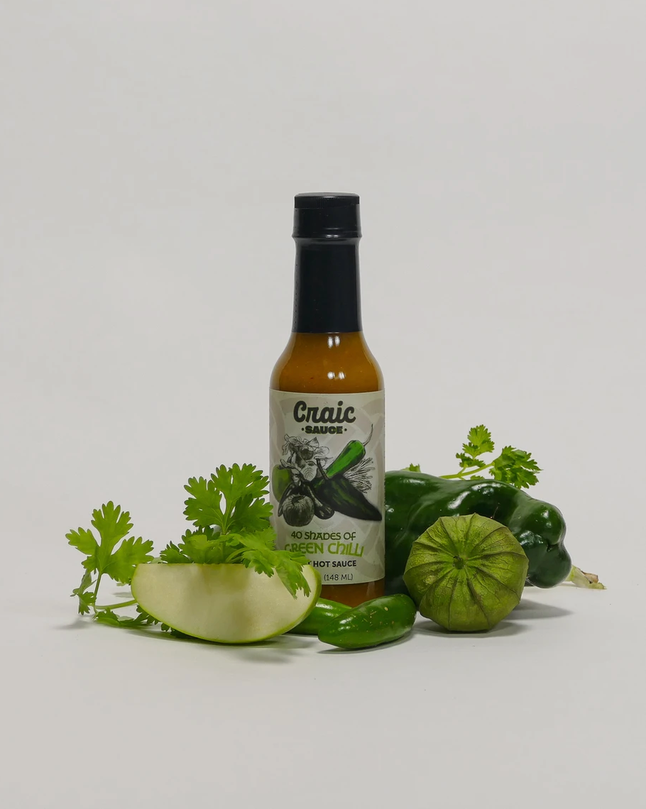 Craic Sauce - 40 Shades of Green Chilli Hot Sauce