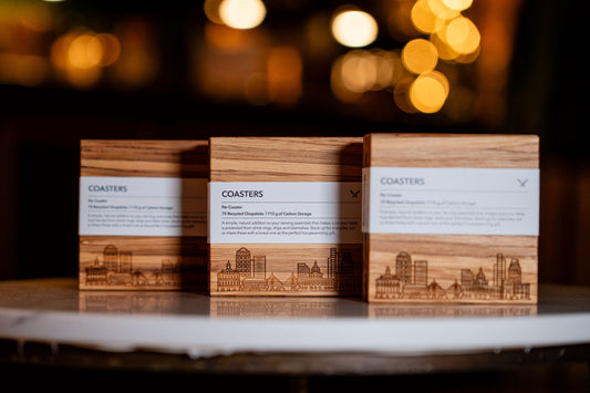 Chop Value Boston Skyline Coaster Set