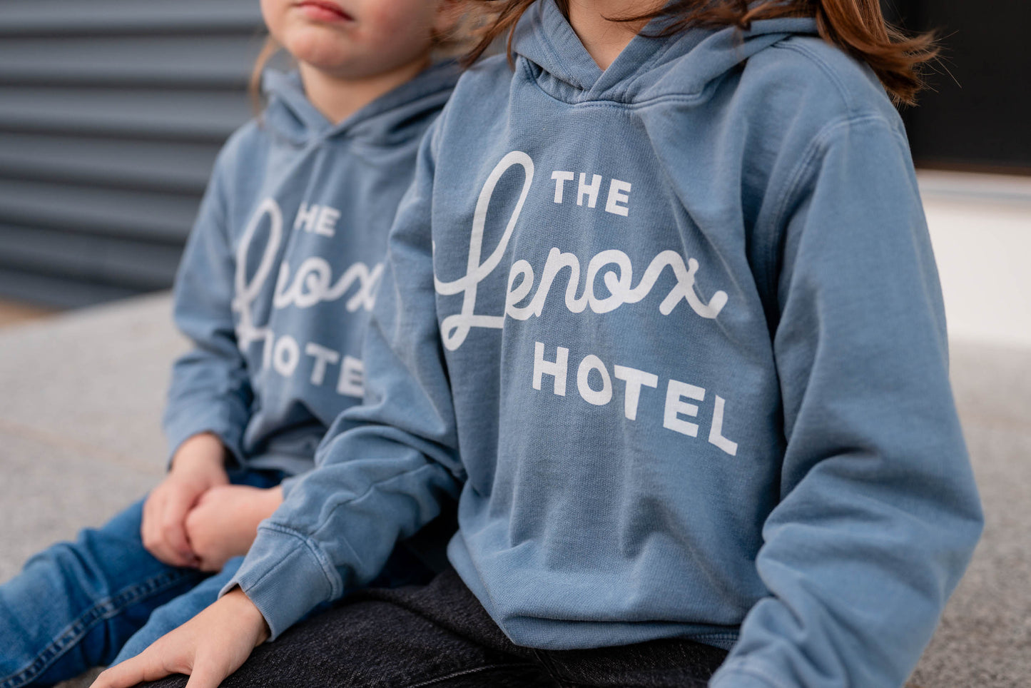 Lenox Script Hoodie Sweatshirt - Kids